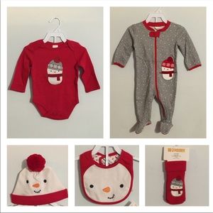 Gymboree Snowman Set